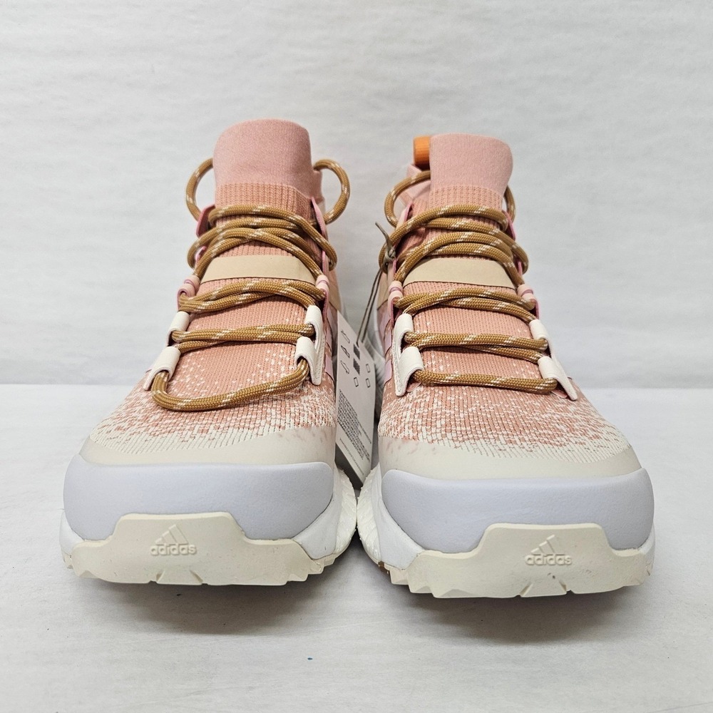 Adidas Terrex Free Hiker Primeblue Hiking Shoes FZ3129 Pink Tan Women's Size 8.5 - Picture 4 of 10